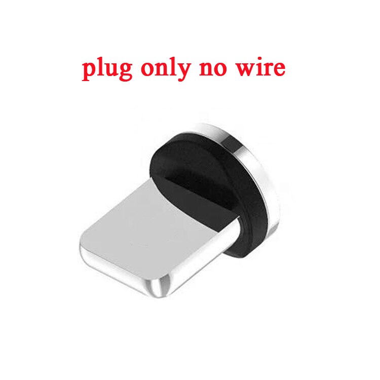 Opladen Micro Usb C Magnetische Kabel 1M Super Telefoon Type-C Magneet Charger Microusb Voor Iphone Samsung Mobiele telefoon Kabels: plug only / for apple