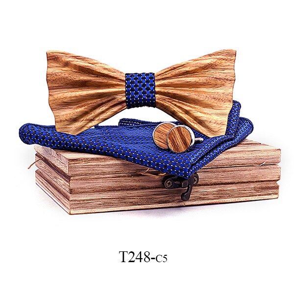 Pajaritas de madera de cebra hechas a mano en 3D para hombres, pajarita de madera de para hombres, pajarita de madera hecha a mano en 3D con mariposa, pajarita de madera para: T248-C5