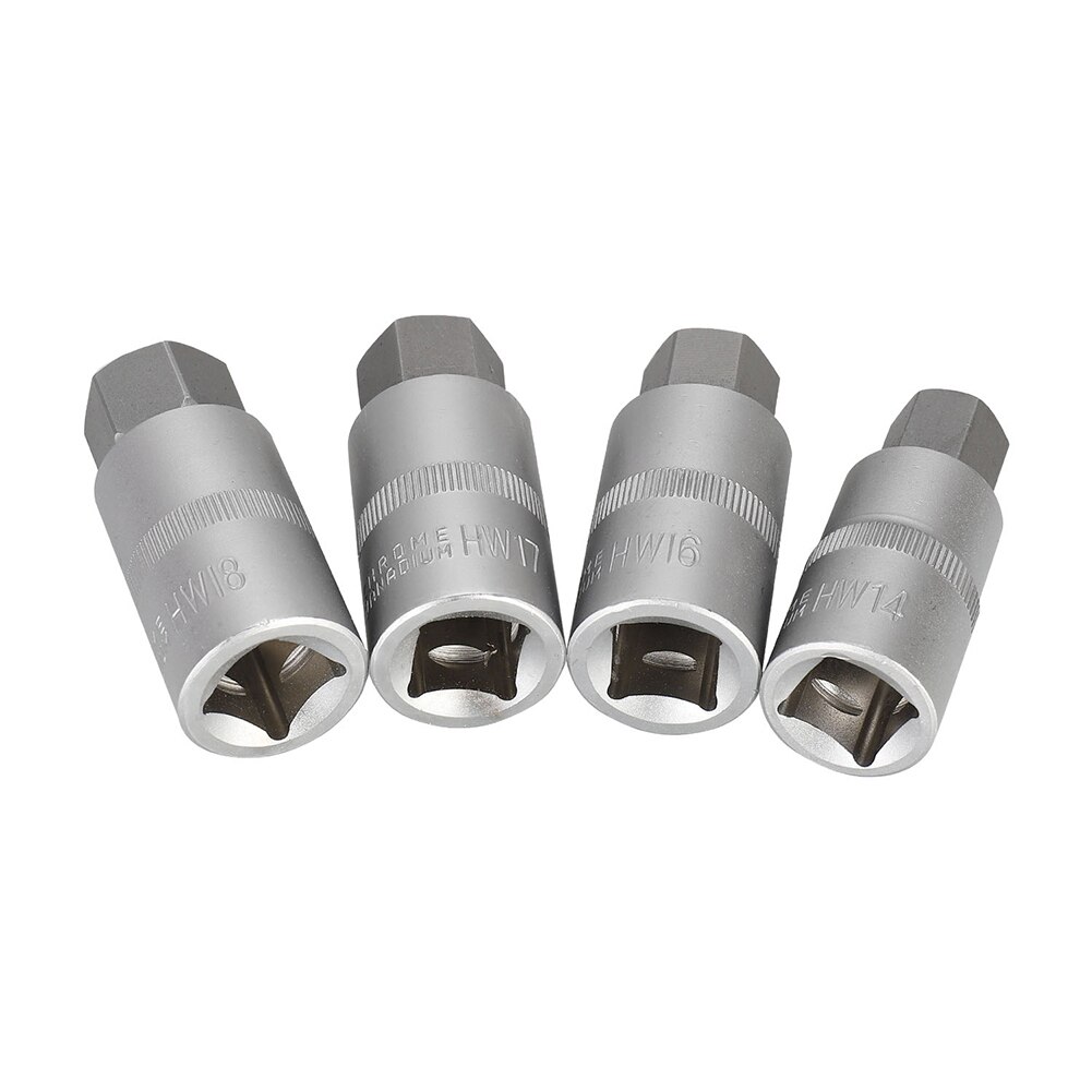 12Pcs 1/2 Inch Socket Wrench Drive Impact Hex Bit Socket Set H5-H22 Hexagon Wrench Sockets Set Hex Key Sockets Set Tool