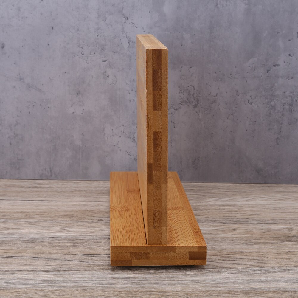 Qing Magnetic Knife Block Stand Holder Rack Chef Knives Display Storage Organizer Solid Base Anti-Slip Kitchen Home Accessory