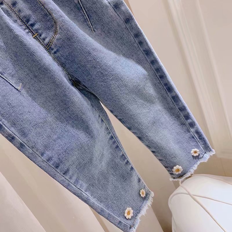 Meisjes Jeans Voor Kinderen Lente Herfst Broek Kinderen Jeans Kids Denim Broek Casual Ripped Baby Jean Baby Kleding