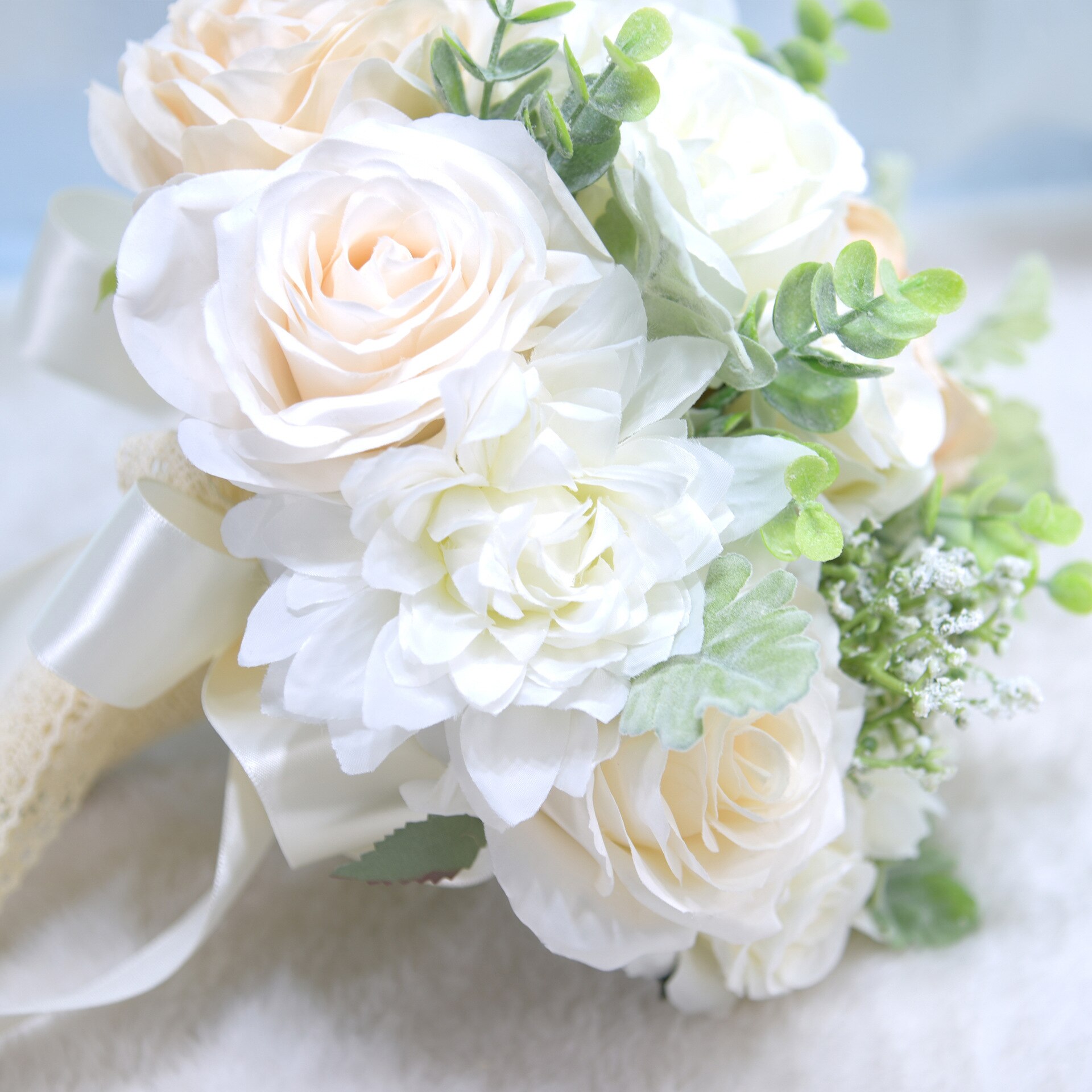 Wedding Romantic Bouquet Bridesmaid Bouquet Flowers Bride Bouquets Valentine's Day Confession Party Church Wedding Bouquet