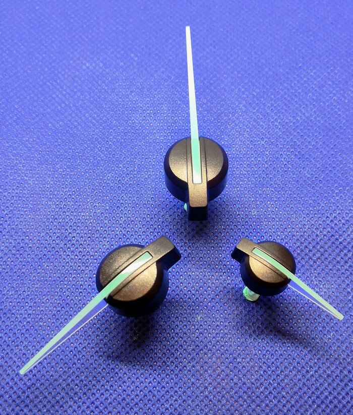 0.98mm hole 1pc blue Universal 20 32 46MM Auto Car Motorcycle Instrument Speedometer Speedo Needles Pointers for Volvo v50