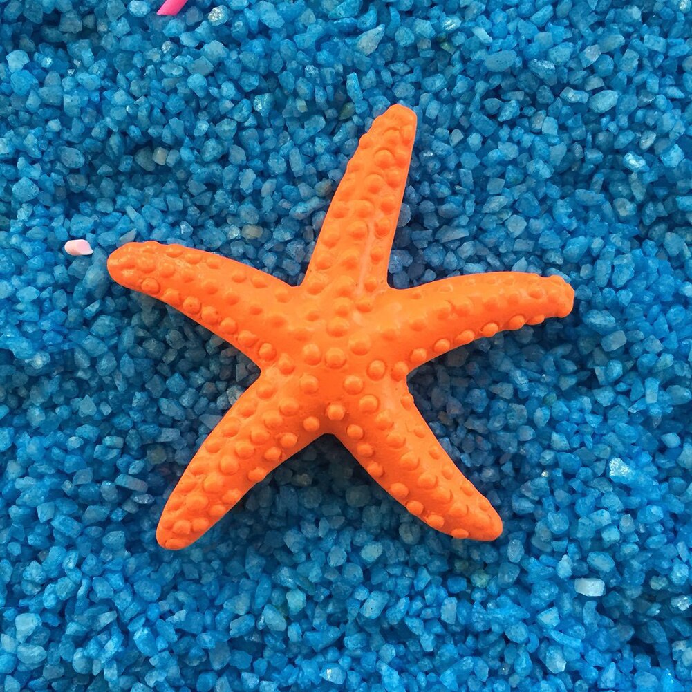 Eco-friendly Plastic Beach Coastal Simulation Starfish DIY Craft Ornament Starfish Sea Party Decorations Nautical Home Decor