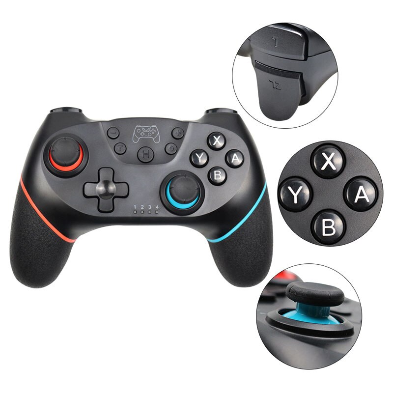 Senza fili di Bluetooth Gamepad Per Nintendo Interruttore Pro NS-Interruttore Pro Controller di Gioco joystick Per Nintend Console con 6 -assi Maniglia