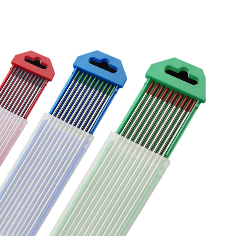 Professionele Tungsten Elektroden Lassen Elektroden 1.0 1.6 2.0 2.4 3.0 3.2Mm WT20 WC20 Wp Tig Staven