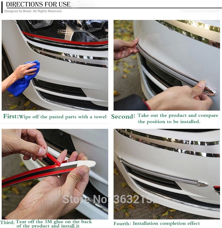 Car Front Rear Body Bumper Protector Anti Collision Protective Car Styling For Mini cooper jcw clubman countryman cabrio