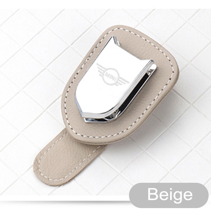 samochód stylizacja okulary przeciwsłoneczne klips robić kartek zacisk okulary uchwyt wspornika robić mini bednarz jeden JCW S R55 R56 F54 F60 rodak: Szary