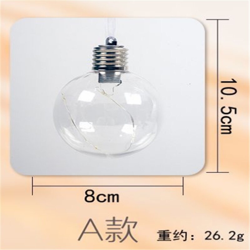 Battery Warm White Christmas Tree Decor Hang Lights Lamp Xmas Party Home Decor: Pink