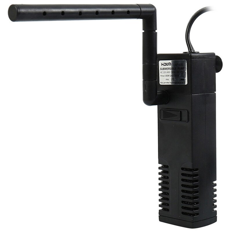 Dyk vand filter pumpe akvarie akvarium dam oxygen stigende pumpe værktøj akvarie filter tilbehør-eu stik: Default Title