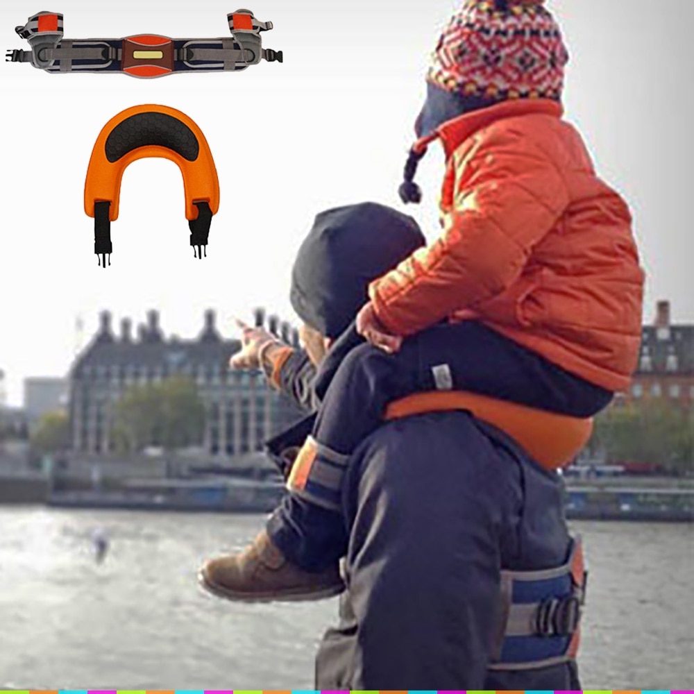 Extérieur portable paresseux selle mains libres porte-épaule bébé sûr enfant sangle cavalier selle épaule flexible bébé harnais