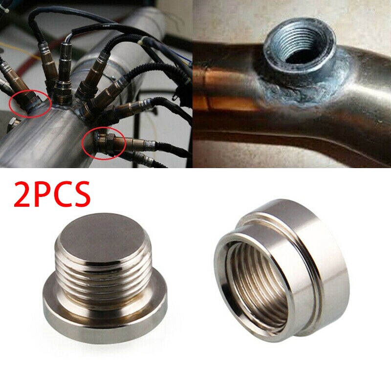 Replacement Oxygen Sensor Parts O2 Stainless Steel Weld On Bung Nut Kit