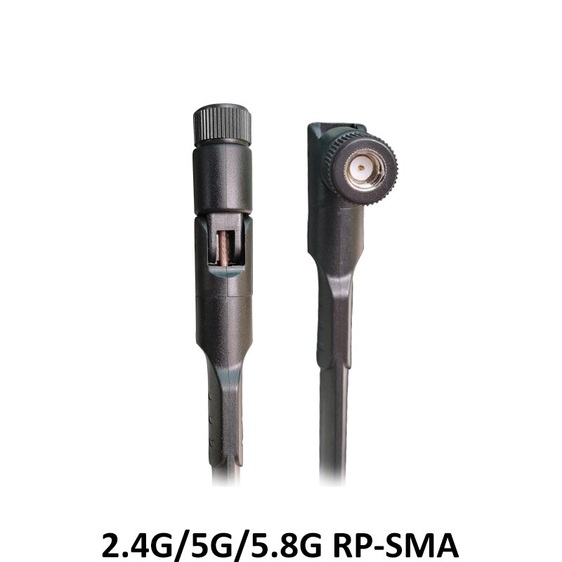 Wifi-antenne 2.4 ghz 5g 5.8g 5 dbi antenne rp-sma mannelijke connector 2.4 ghz antenne wifi-router 2.4g +21cm sma mannelijke pigtailkabel