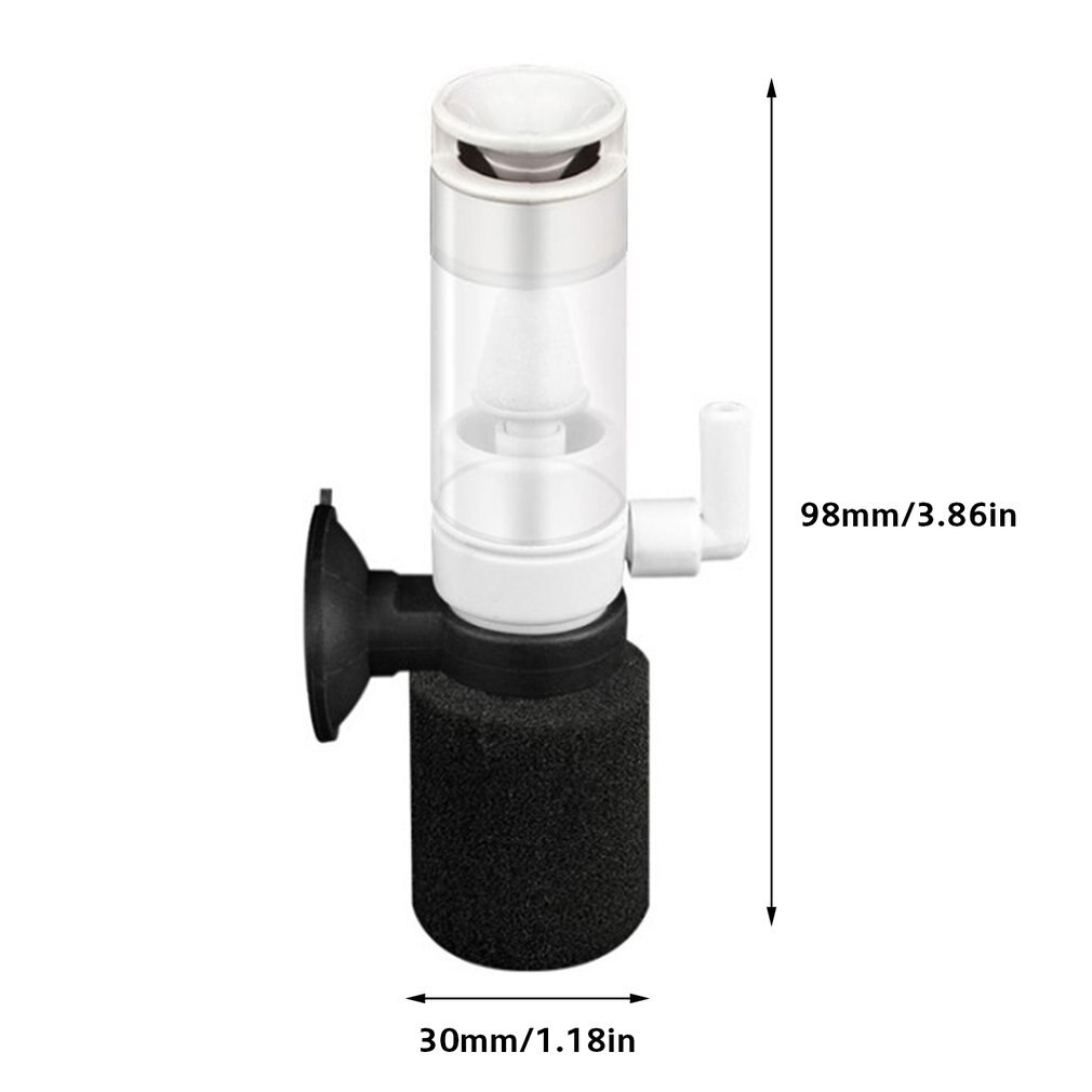 Filtro de acuario práctico para pecera, filtros de esponja bioquímica, Mini filtro multicapa para pecera pequeña
