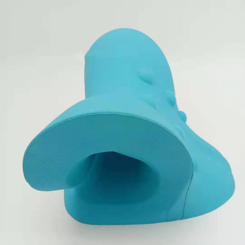 Aqumotic V-hals Kussen Schildpad Repair De Cervicale Wervelkolom Elasticiteit Comfortabele Foam Blauw Hoge Hals Ondersteuning Kussens Soft