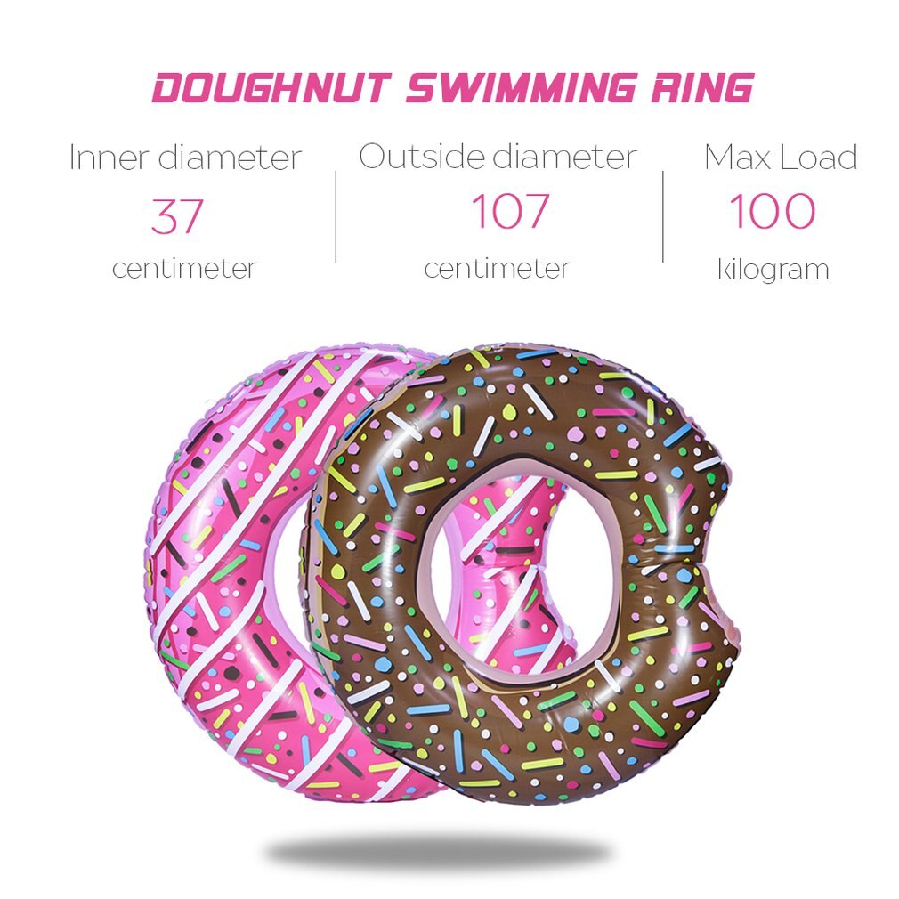 Gonfiabile Ciambella Anello di Nuoto Gigante Piscina Galleggiante Giocattolo Cerchio Spiaggia del Mare Del Partito Gonfiabile Materasso Ad Acqua Adulto KidHot