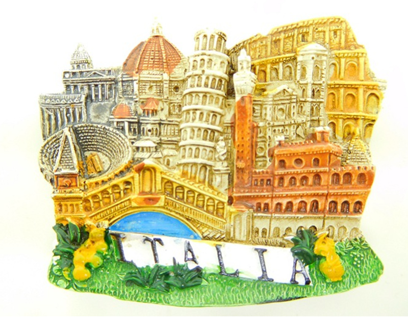 3D italie venise tourisme mémorial fait à la main résine réfrigérateur aimant décoration de la maison artisanat Souvenir Collection