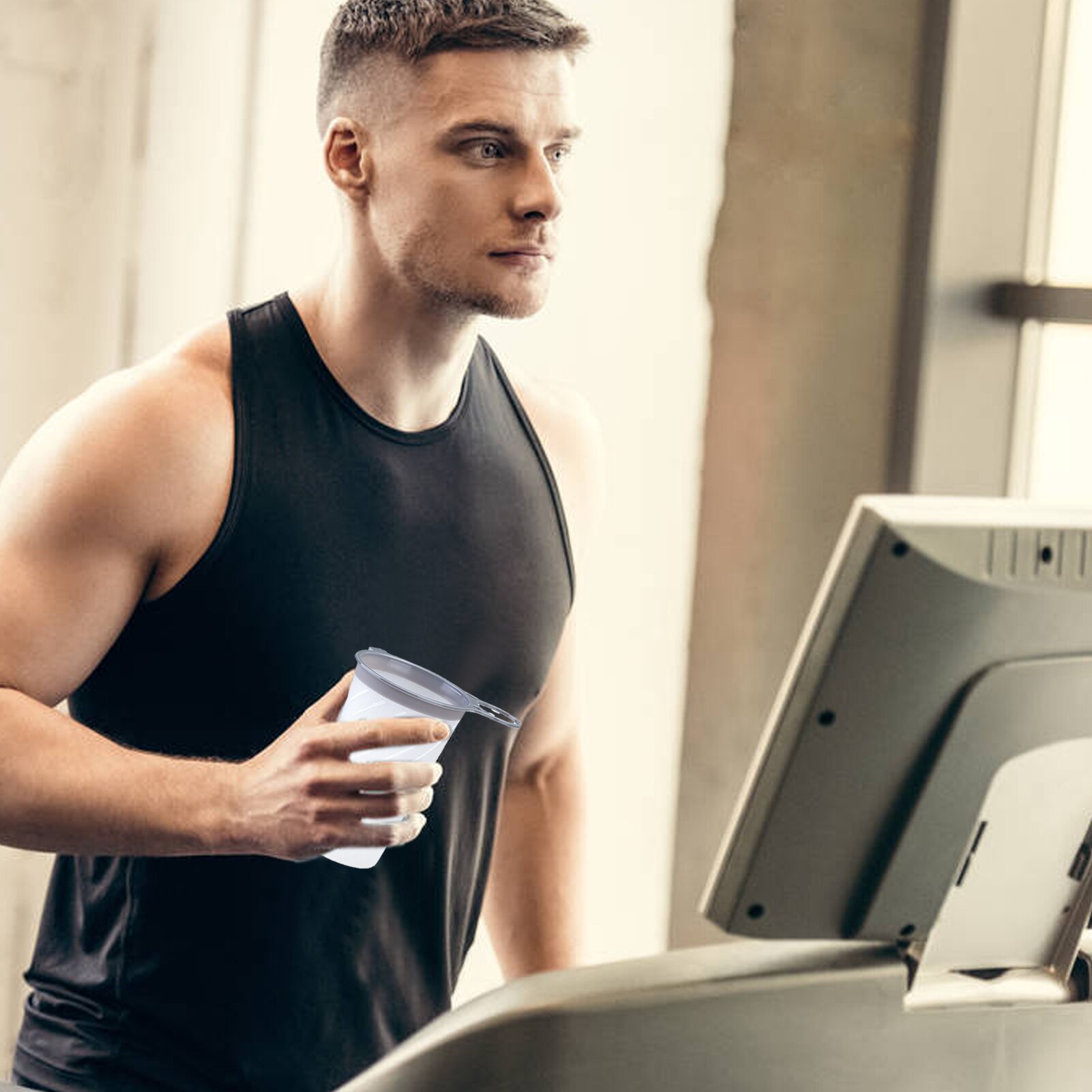 Opvouwbare Herbruikbare Ras Cups 200Ml/7Oz Zachte Inklapbare Drinkbeker Tpu Materiaal Bpa Pvc Gratis Voor Wandelen fietsen Running