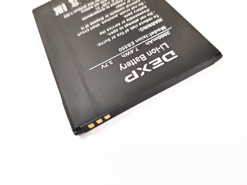 Batterie de 3.7V, 2000mAh pour DEXP Ixion ES550 ES 550,