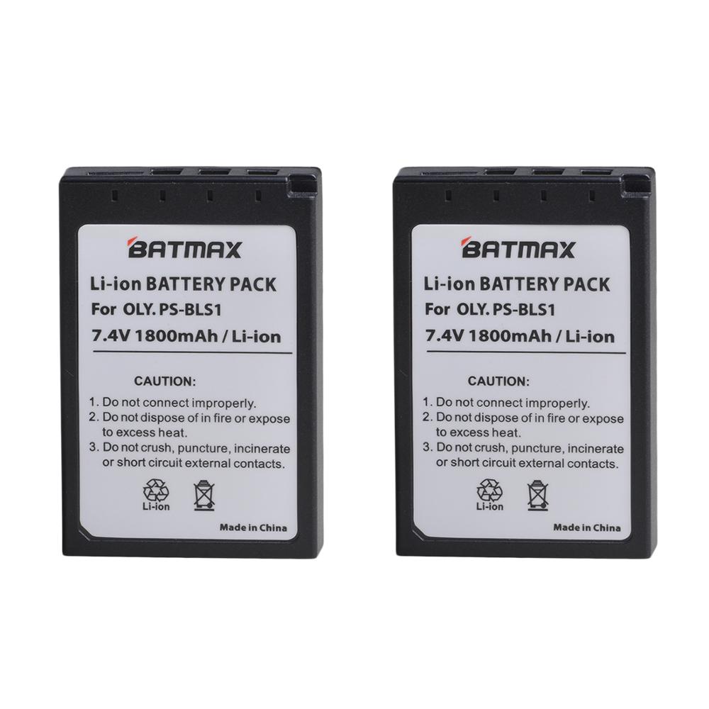 Batmax PS-BLS1 Ps BLS1 PSBLS1 Batterij Voor Olympus E-400, E-410, E-420, E-450, E-600, E-620, pen E-P1, E-P2, E-P3, E-PL1, E-PL3