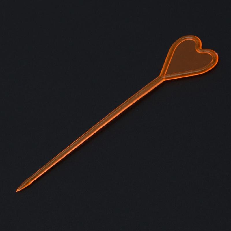 50 stk engangs gafler pind plast kærlighed hjerte mad plukker pil dessert frugt gafler køkken bento tilbehør bento pluk