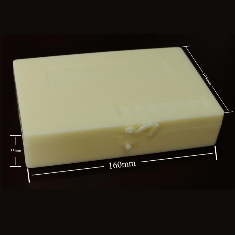 Universal Microscope Slide Plastic Box Microscopio Slides Slice Storage Case Geology rock specimen slice box