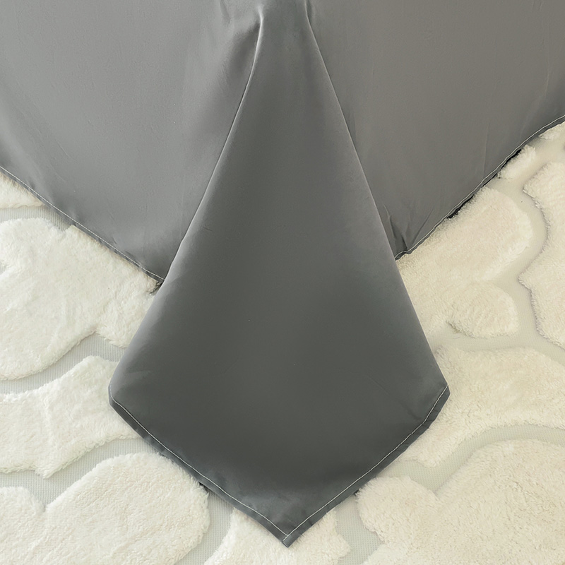 1-teiliges Bettlaken für Doppelbett, einfarbig, einfarbig, Bettlaken, Einzel-/Königin-/König-Flachbettlaken, weiche Bettwäsche für zu Hause