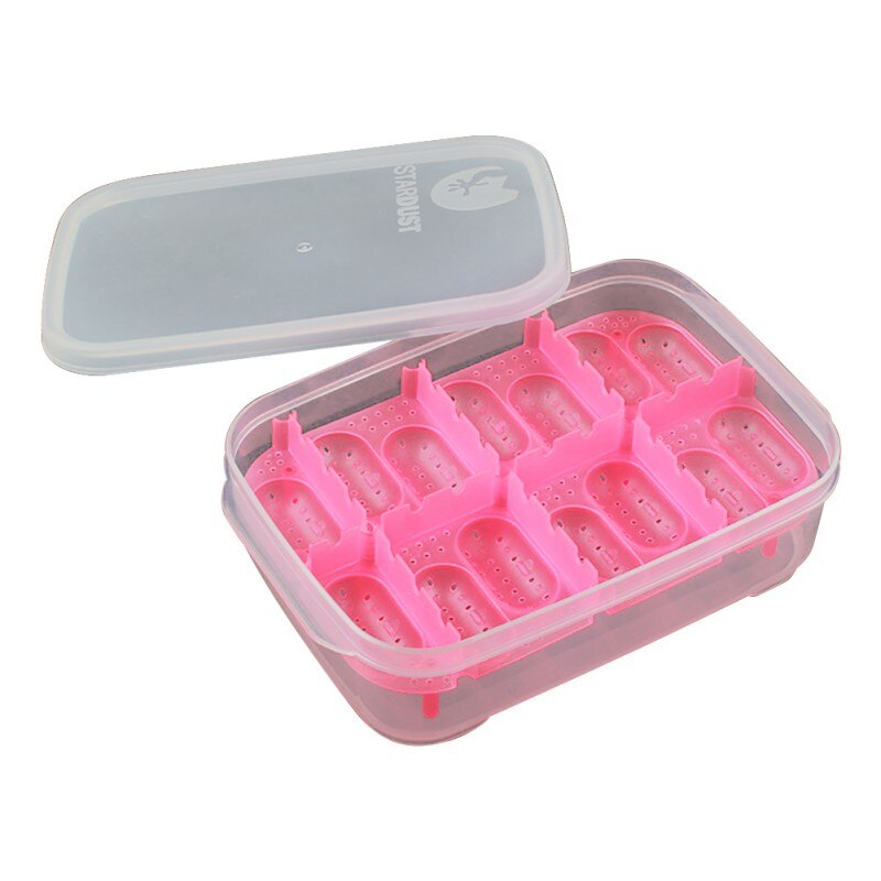 Incubadora de huevos para reptiles 14 ranuras de bandeja cubierta transparente para serpiente, lagarto Gecko huevos Hatcher caja de incubación