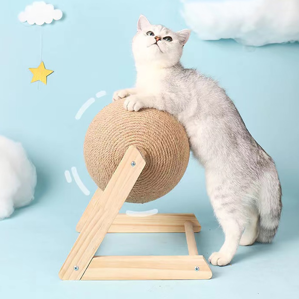 Katten Krab Bal - Sisal Bal Kattenvermaak,Binnen Speelgoed Kittens