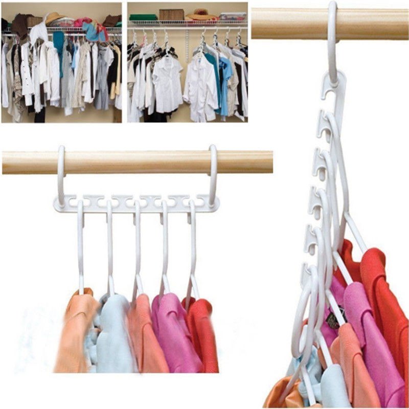Multifunctionele Kleding Hnagers Saving Ruimte Closet Organizer Magic Wonder Rack