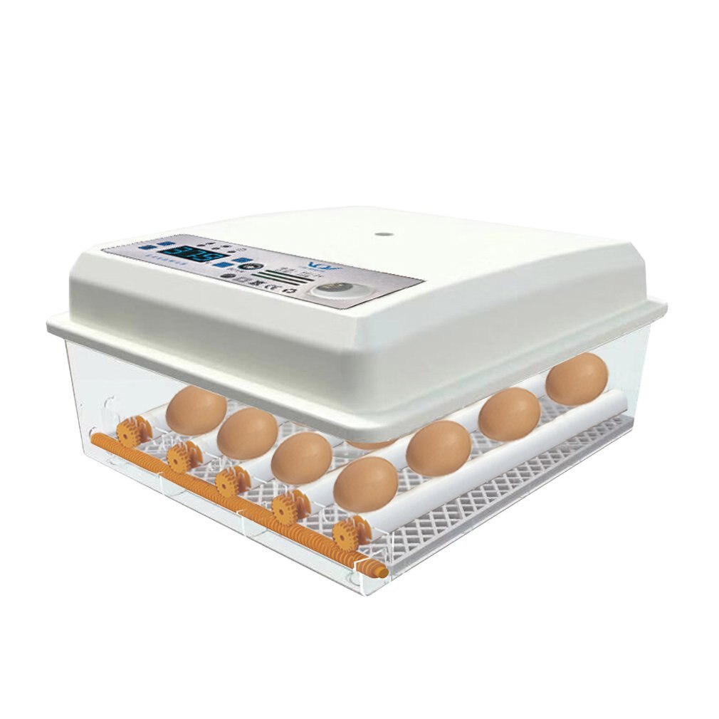 220V Eggs Incubator Brooder Bird Quail Chick Hatchery Incubator Poultry Hatcher Turner Automatic Farm Incubation Tools: single-way power