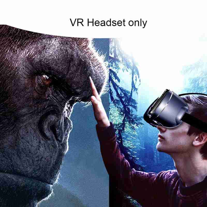VRG Pro 3D VR Glasses Virtual Reality Full Sn Visual VR For 5 7 Wide-Angle Glasses Game Devices Smartphone to Inch For Movi A5A8