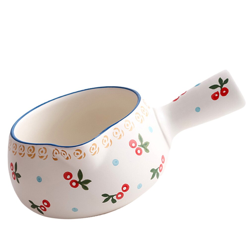 1Pc Milk Pan Ceramic Cooking Pot Non-stick Pot Cooking Pot Milk Pot for Home Kitchen Hotel: Blue