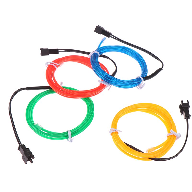 1M Neon Light Dance Party Decor Light Led Lamp Flexibele El Wire Rope Tube Strip