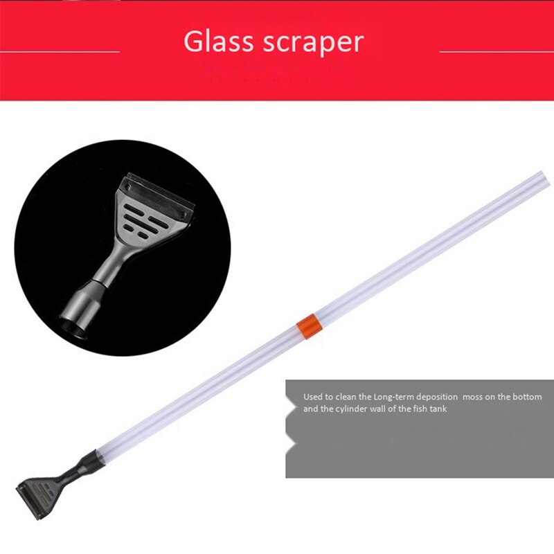 Aquarium Cleaner - Fish Tank Sand Cleaner Kit With Air-Pressing Button And Adjustable Water Flow Controller Clamp For Fish Tank