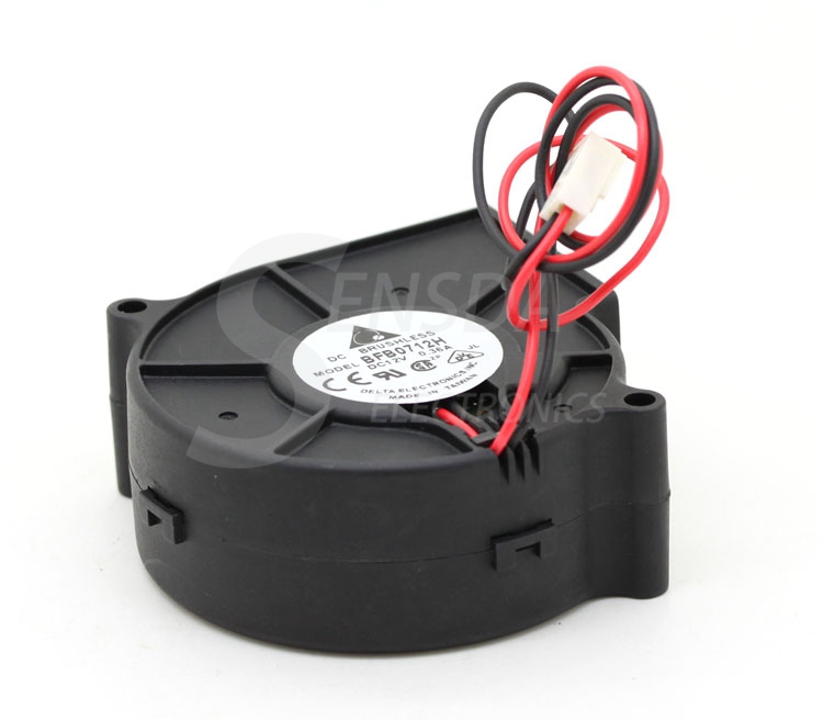 Originele Delta BFB0712H 7530 75mm DC 12 V 0.36A Hoge Snelheid CFM Luchtdruk Projector Blower Centrifugaal koelventilator