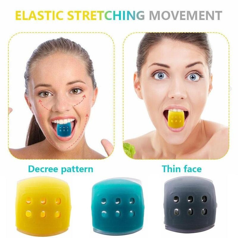 Facial Muscle Exerciser Anti-Wrinkle Exercise Facial Jaw Exerciser Neck Facial Muscle Trainer