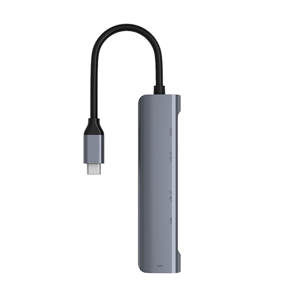 Tf vga hdmi adapter  rj45 netværkskort 5 in 1 usb c hub type c til usb 3.0 til pc notebook tilbehør usb-c hub