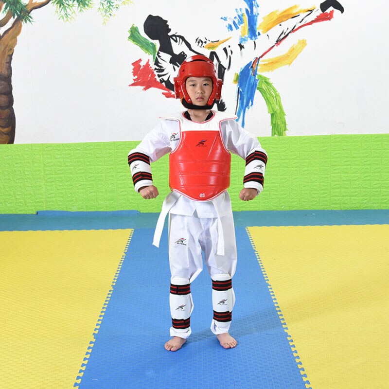 Taekwondo Body Back Protector Men Kids Children Karate MMA WTF Sparring Gear Fitness Equipment