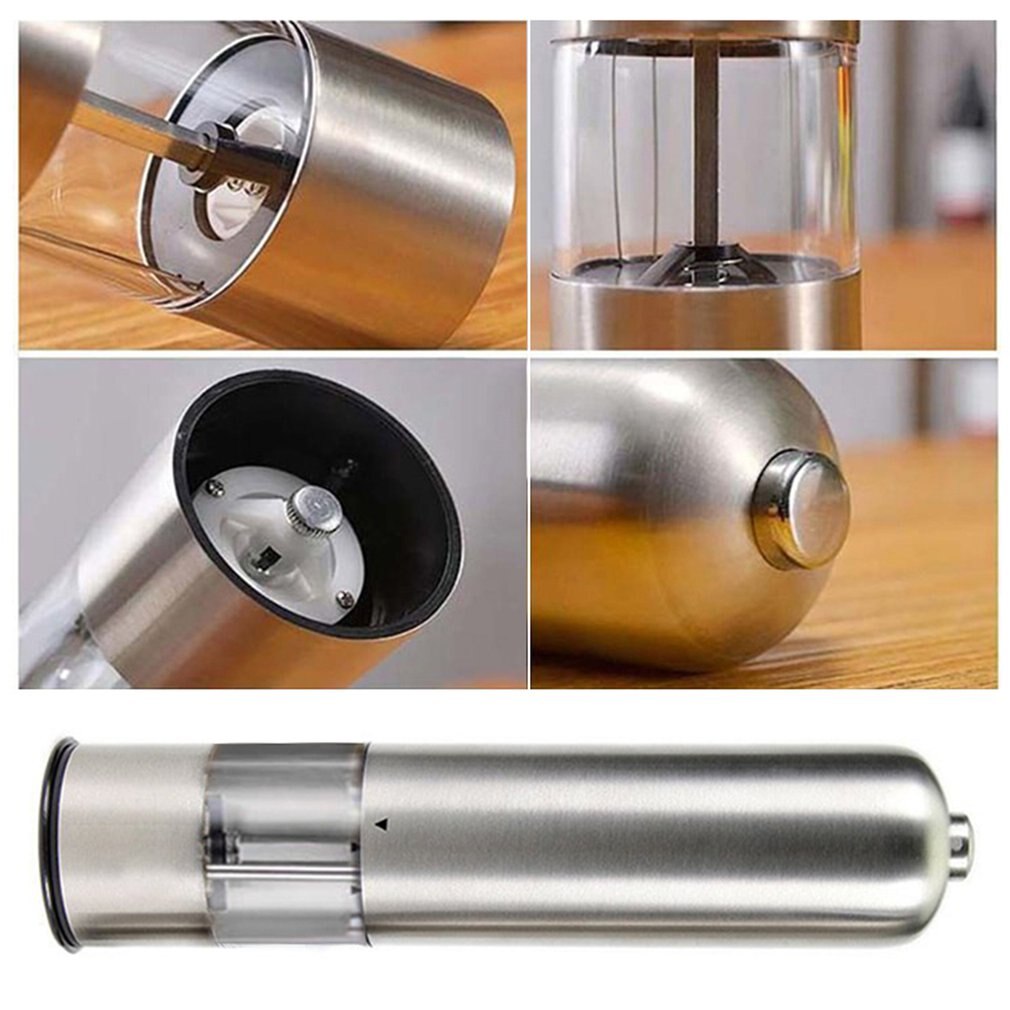 Manual Stainless Steel Salt Pepper Spice Sauce Grinder Mill Muller Stick Kitchen Tools Accessories Kitchen
