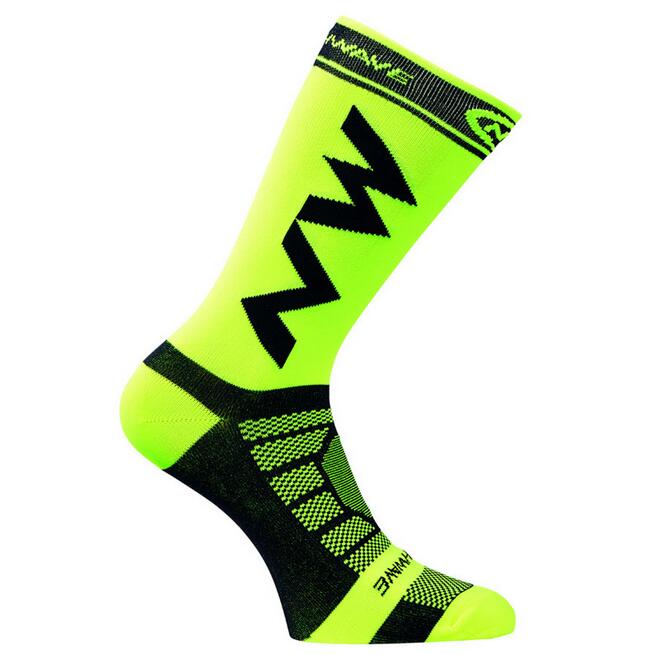 Mens Womens Riding Cycling Socks Bicycle sports socks Breathable Socks Basketball Football Socks Fit for 40-46: Green