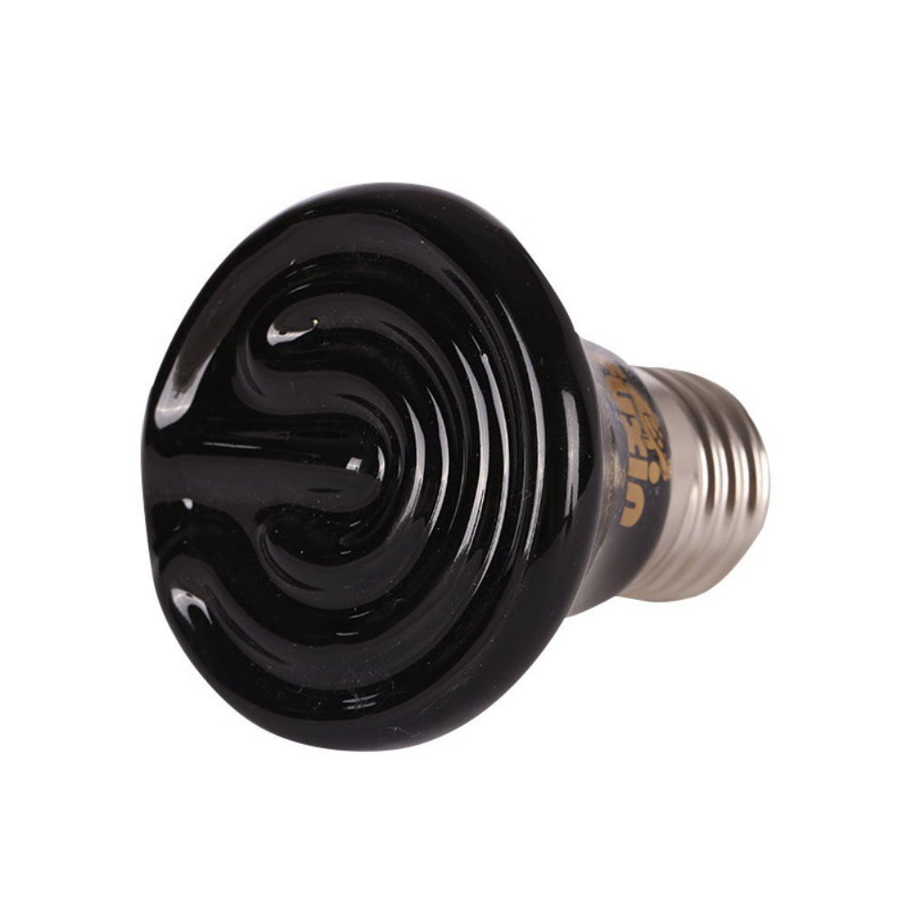 Huisdierverwarmingslamp zwart infrarood keramische emitter warmtelamp huisdierbroedmachine kippen reptielenlamp 25w 50w 75w 100w 220-240v
