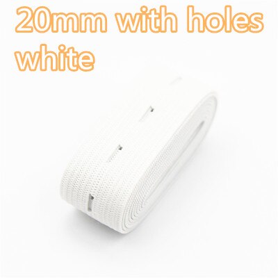 DIY Nähzubehör 15mm 20mm 25mm 30mm Knopfloch Gummiband Weiß Schwarz Knopfloch Hosen Taille verstellbar 1/5 Meter: Antike Messing / 16mm