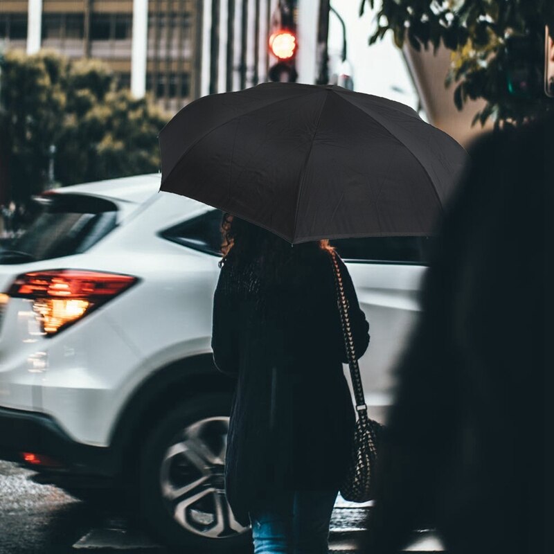 Yo-check farve vindtæt omvendt foldning dobbeltlag omvendt regn paraply selvstående regnbeskyttelse c-krog hænder til bil