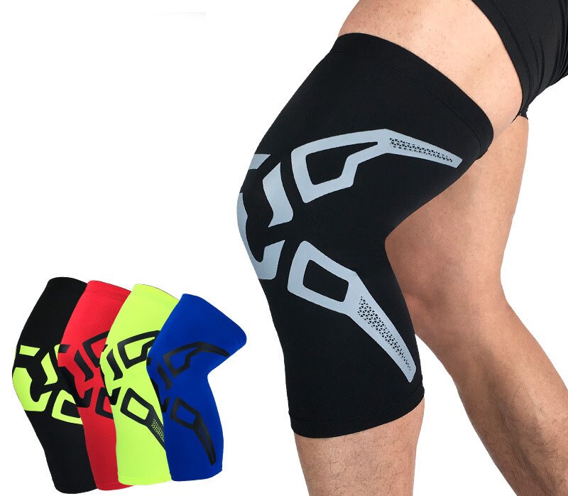 Ginocchio del manicotto della protezione brace supporto artrite bendaggio elastico di calcio di calcio basket pallavolo estate traspirante