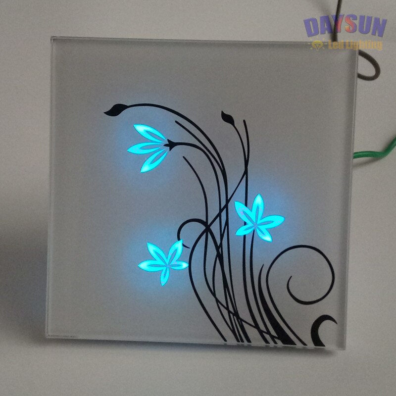 Wall Light Switch Crystal White Glass Panel Switches Home Lighting ON OFF Control 3gang 2way Luxury Hotel Home Wall Switches: White