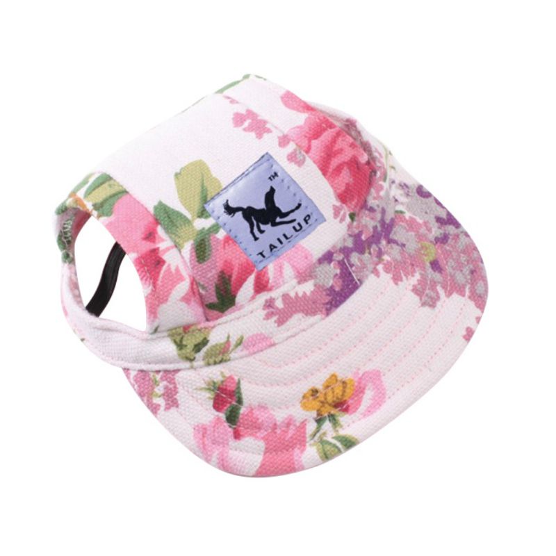 Lovely Princess Dog Cap Breathable With Ear Holes / Mesh Sun Hat / Beach Hat For Small Puppy Summer Pet Products 10 Styles