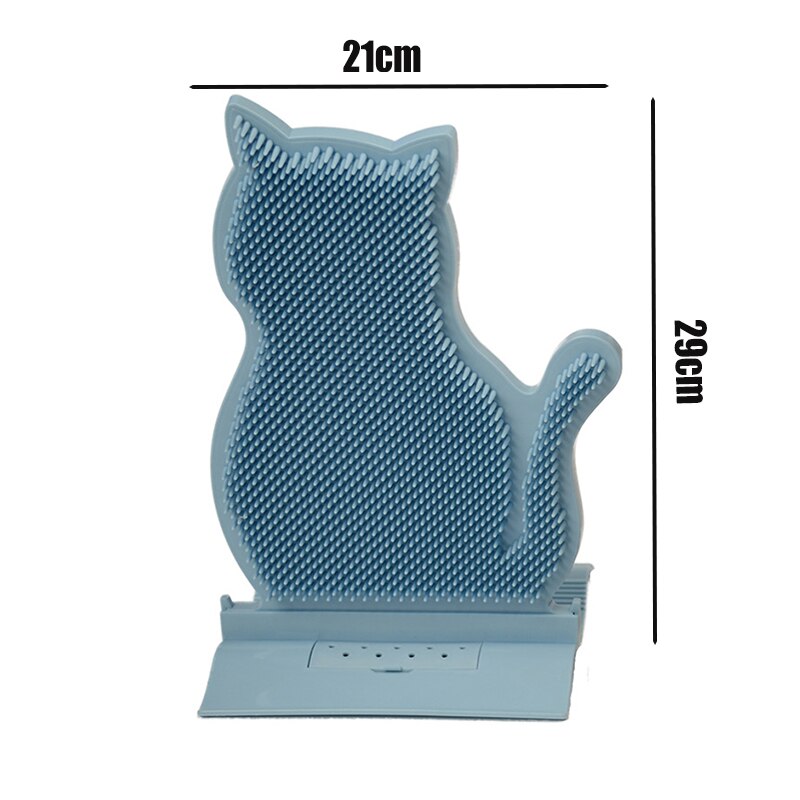 Cat Rubbing Brush Toy Fixed Door Seam Cat Rubbing Hair Removal Device Anti-itching Massage Brush For Kitten Pet Supplies