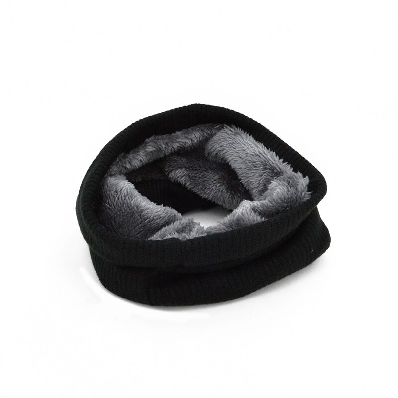 Talvivillahuivi naisille miehille lapsille paksunnettu sametti o-huivi naisen kaulahuivi lämmin kaulus yksivärinen echarpe femme hiver: 01