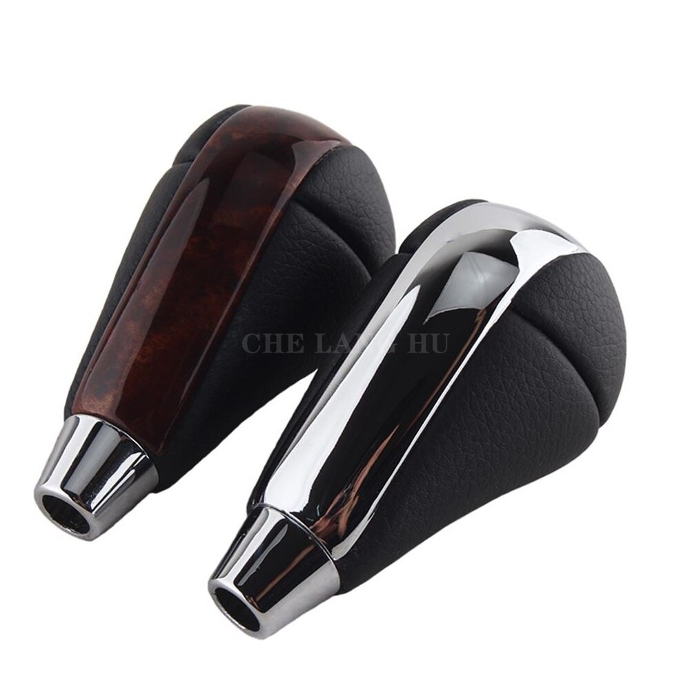 Leather Chrome Automatic Gear Shift Knob For Lexus IS200 IS250 IS300 IS350 2005 2006 2007